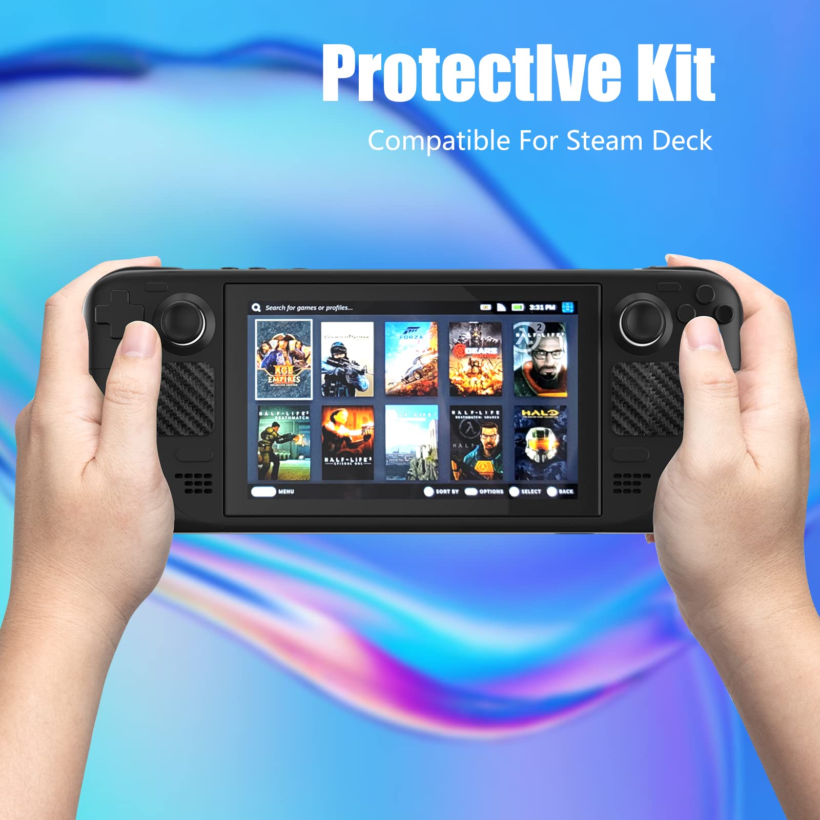 Steam Deck Accessories Kit - Protect & Enhance Your Deck -8