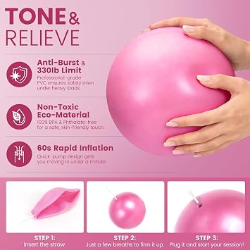 Pilates Kit for Women 13PCS, Pilates Ring and Ball Set with Magic Circle, Resistance Bands Set, Figure 8 Band, Yoga Ring & Grip Socks, Home Workout Equipment Essentials Starter Kit for Beginners