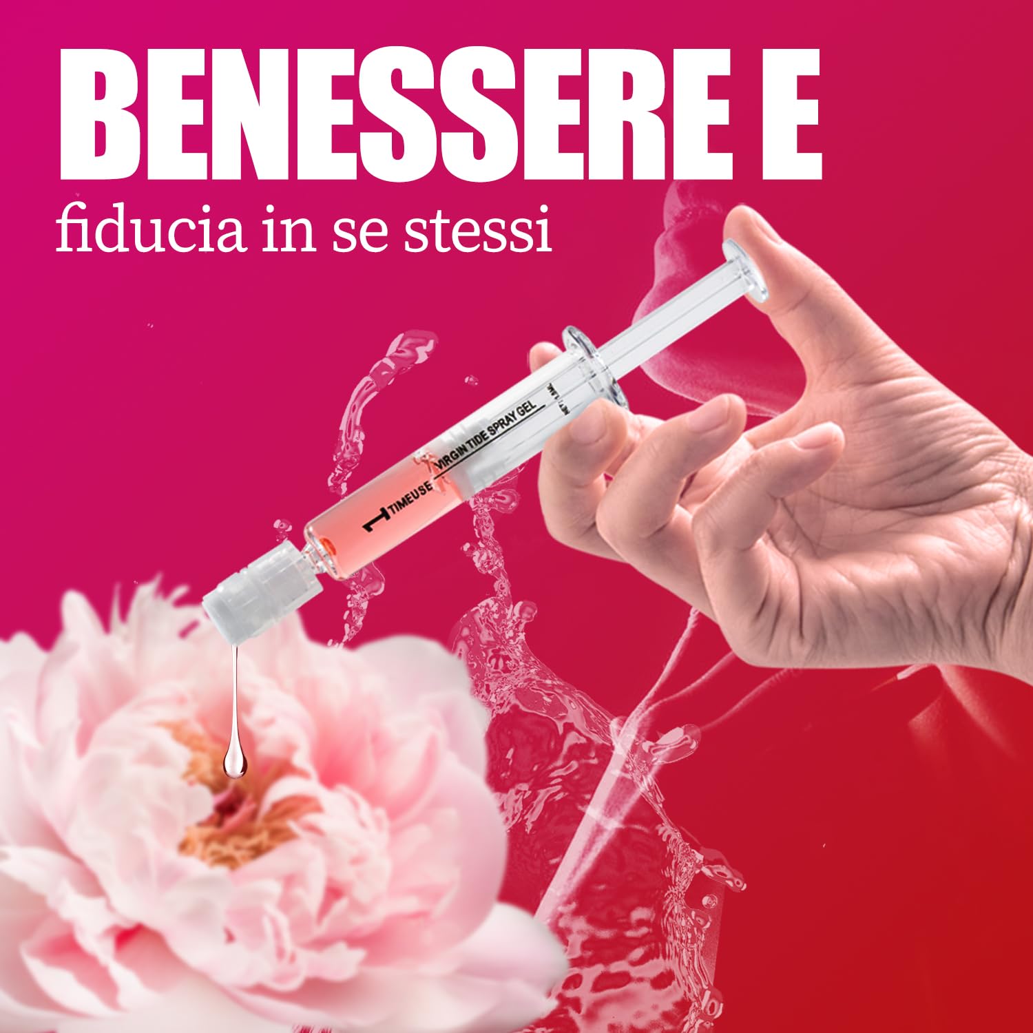 Gel vaginale di serraggio, formula naturale per stringere la vagina, cura privata di Yoni per le donne - 3 pz.
