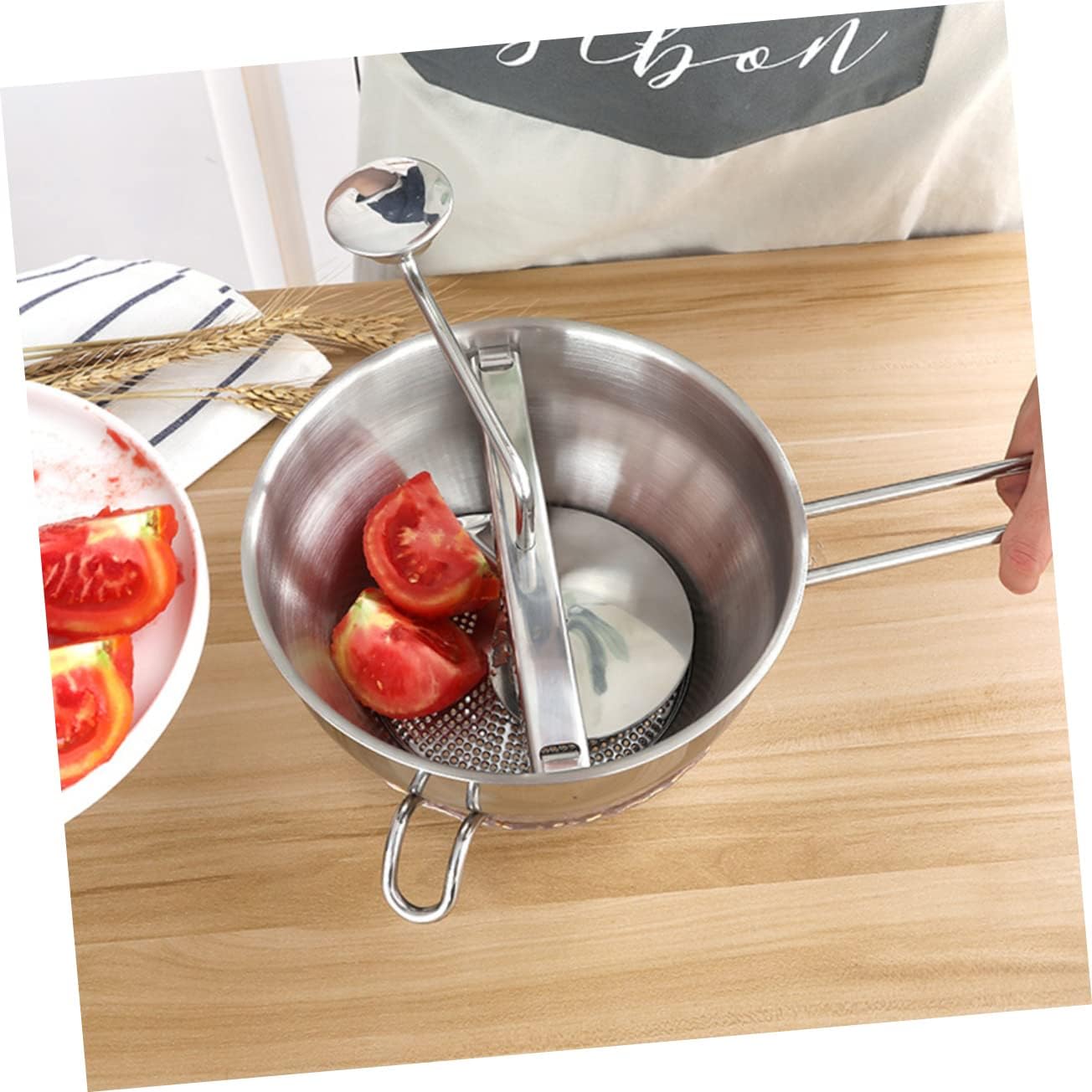 Food Blender Potato Ricer Masher Stainless Steel for Puree Easy to Use and Maintain