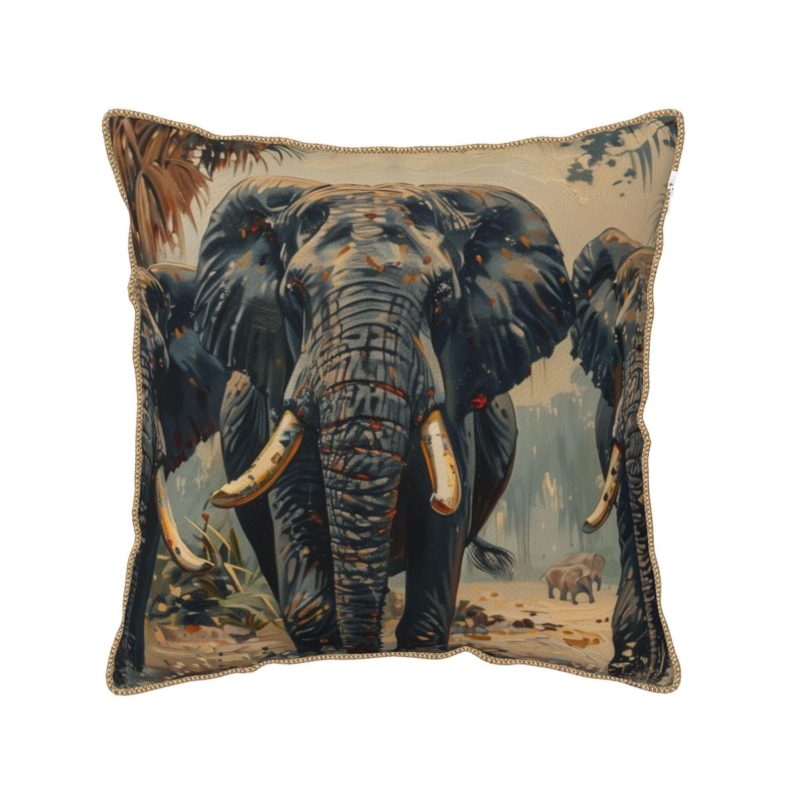 Amazon.co.jp: ぞうさん クッションカバー 18