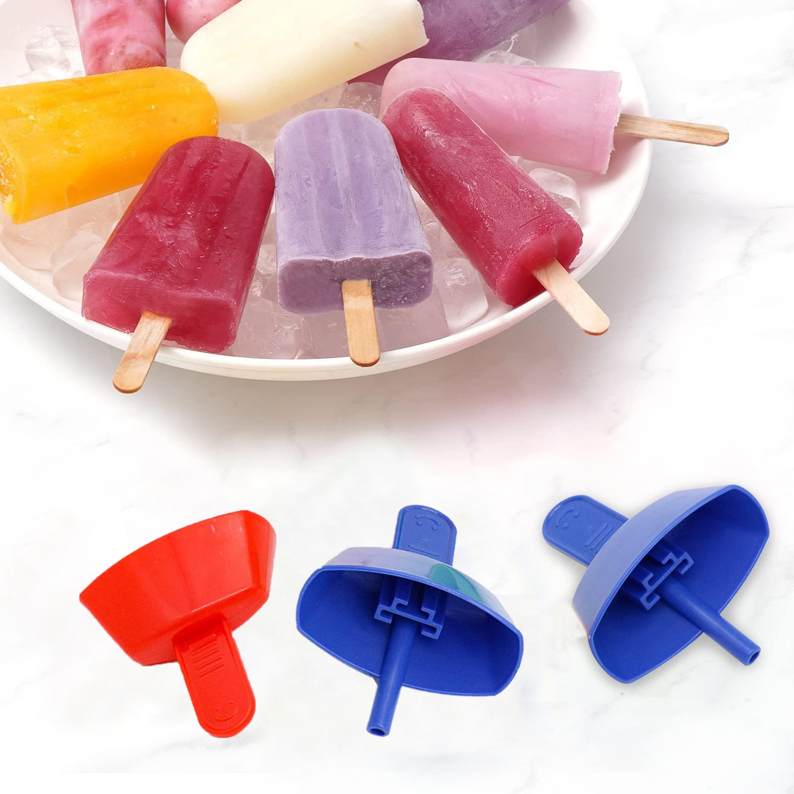Lot De 3 Cornet De Glace En Silicone Anti-goutte Pour Enfants - Support Pliable De Qualité Alimentaire Pour Cônes De Crème Glacée
