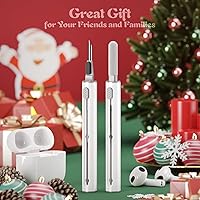 Vista 6 de Kit limpiador Hyashee para Airpods Pro 1 2 3, bolígrafo de limpieza multifunción con cepillo suave y esponja de fleco para auriculares Bluetooth