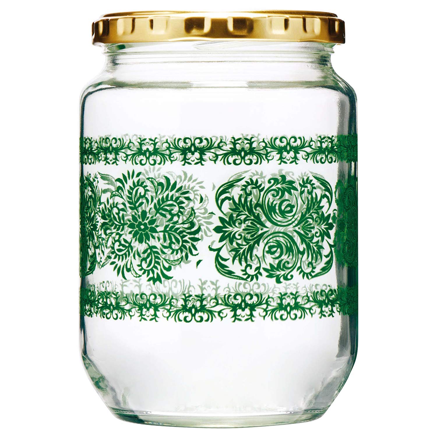 Amazon｜東洋佐々木ガラス 保存容器 グリーン 約700ml テーラー