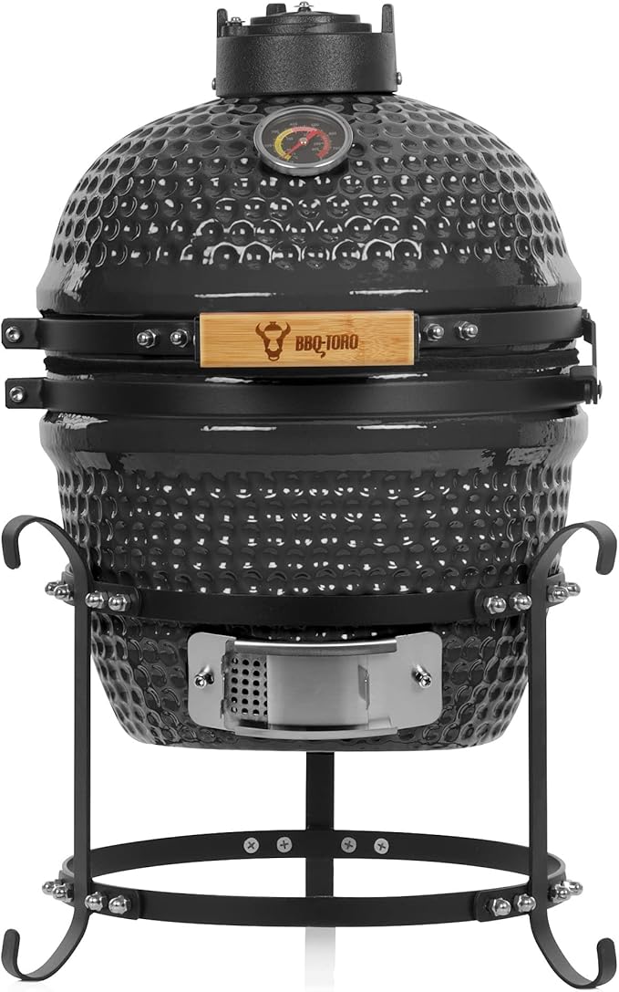BBQToro Kamado Grill Holzkohlegrill Haiiro Ø 32 cm mit Thermometer