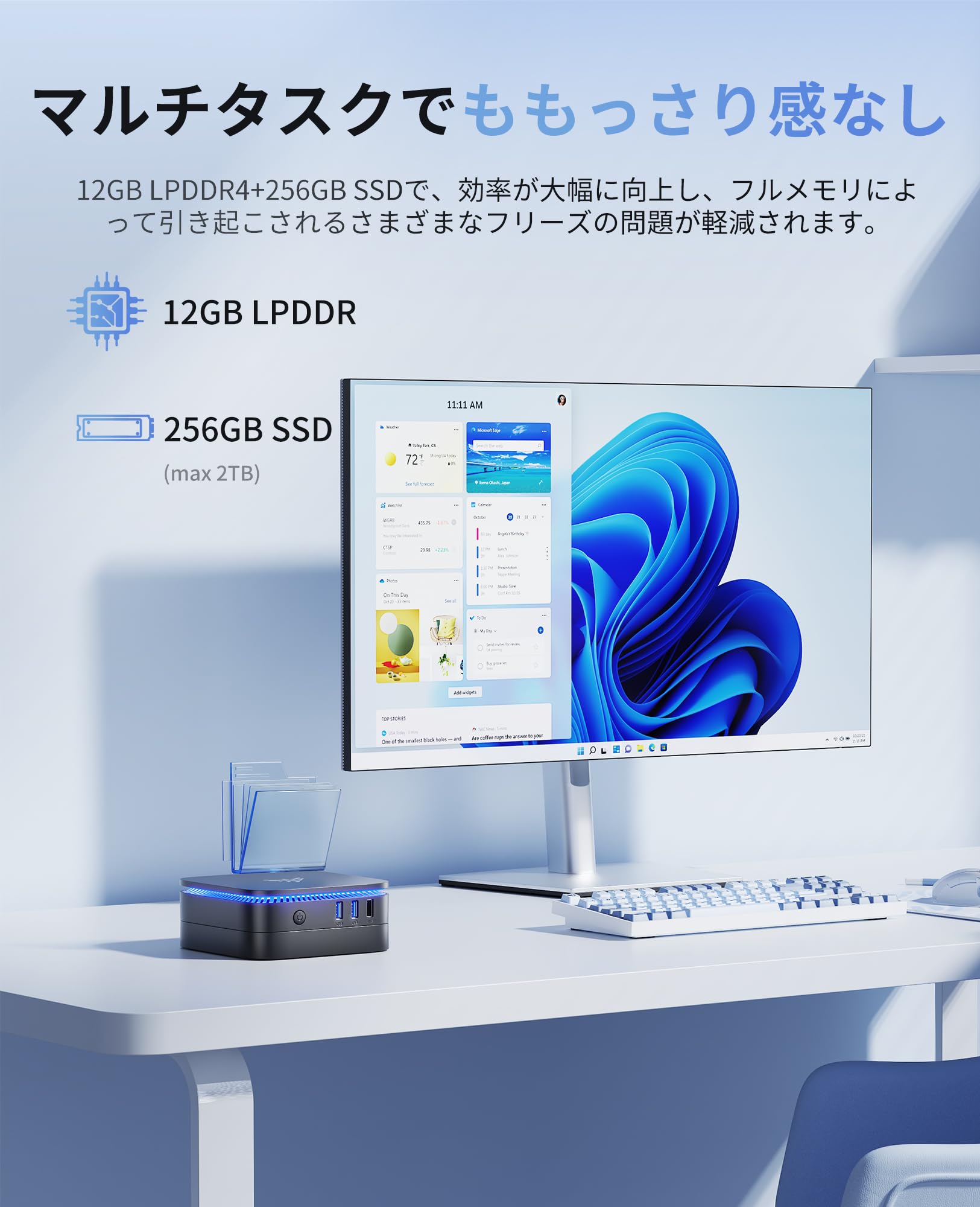 Amazon.co.jp: Mini PC Latest 12th Gen N95 Mini PC More Stable 2025