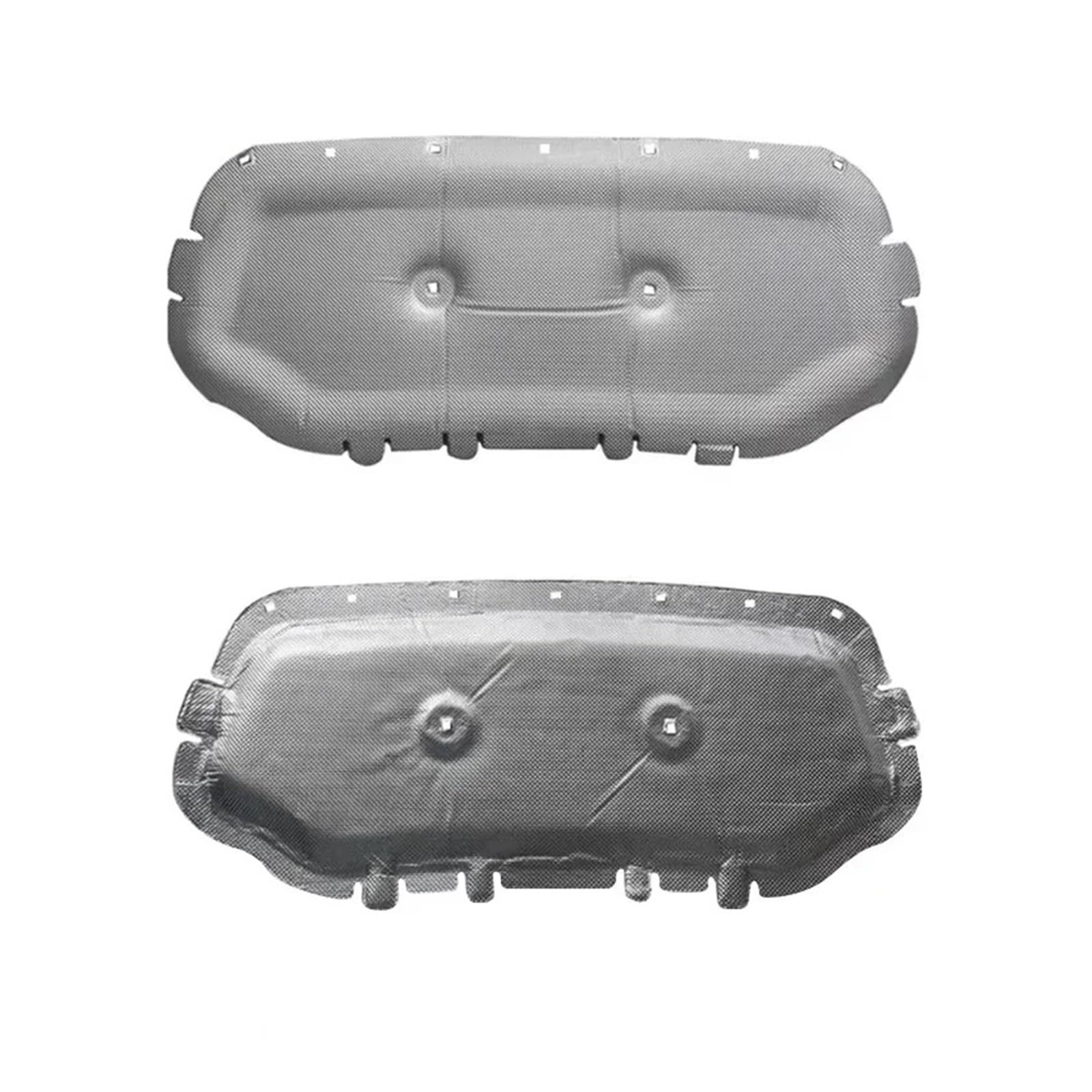 Wuqqxxqcm Silver Compatible For Vw Jetta Vs5 Accessories 2019~2024 Car Engine Hood Sound Soundproof Hood Insulation Cotton Mats Car Accessories(Silver)