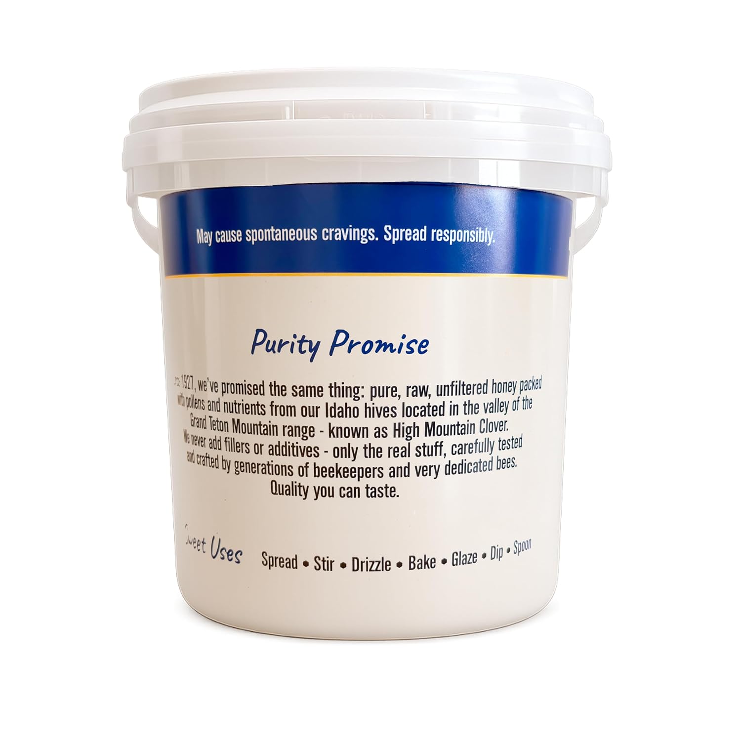 Cox's Honey - Bulk Creamed Whipped Honey Raw Unfiltered, 80 oz | 100% Pure Clover Delicious Honey - Product of the USA