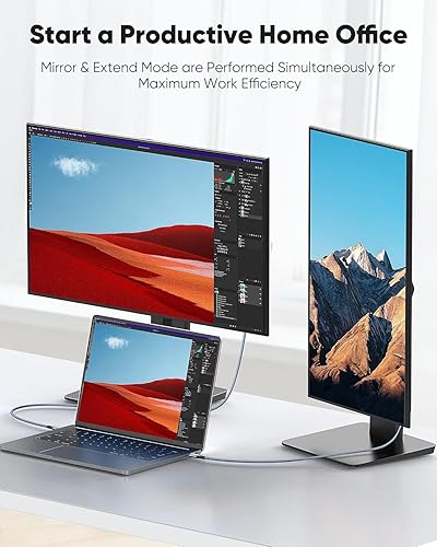 Miniatura 3 de Highwings Cable USB C a HDMI de 10 pies (4K a 60 Hz), cable USB 3.1 tipo C a HDMI 2.0, compatible con Thunderbolt 34 para iPhone 15 ProMax, MacBook