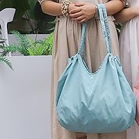 Vista 6 de NKTDWO Bolsa de comestibles reutilizable, impermeable, plegable, de gran capacidad, bolsa de compras portátil lavable para gimnasio, picnic