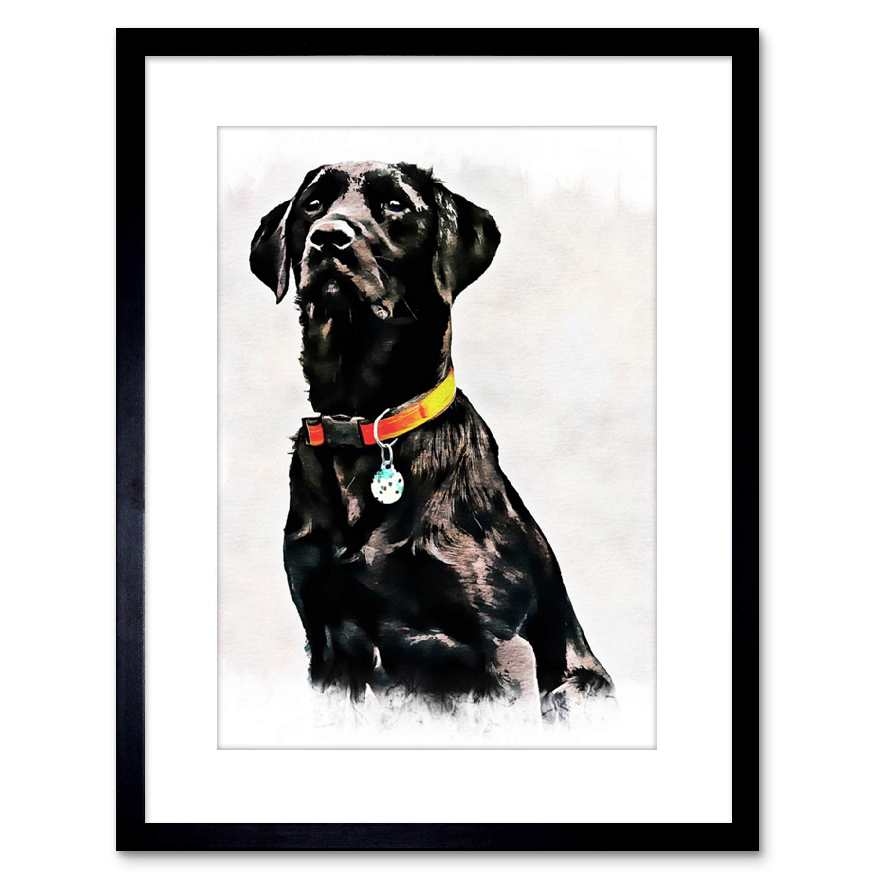 Gimme A Kiss Love Card With Black Labrador | Thistle Hill Design