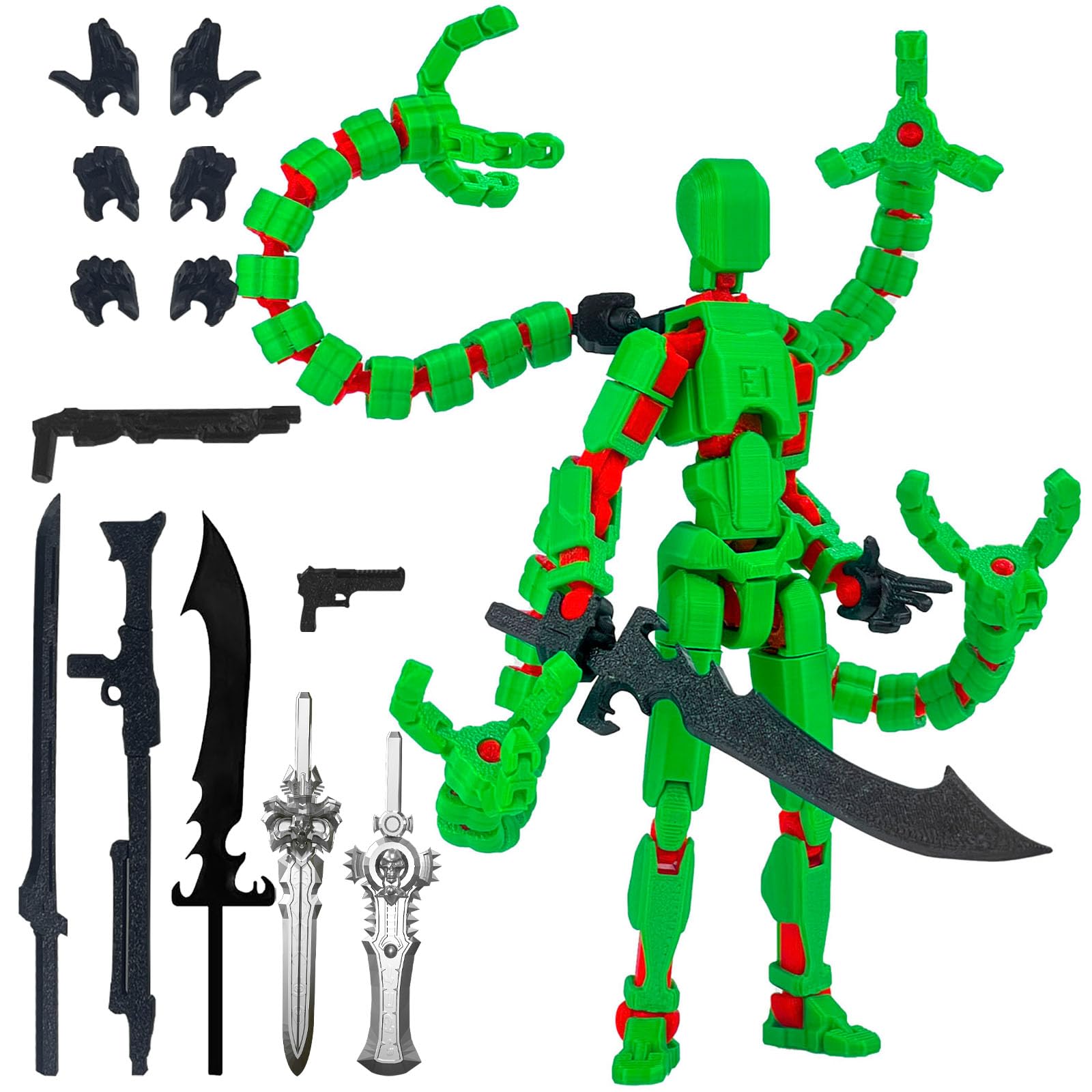 Amazon.com: PkghoKids Assembly Completed T13 Action Figure 3D