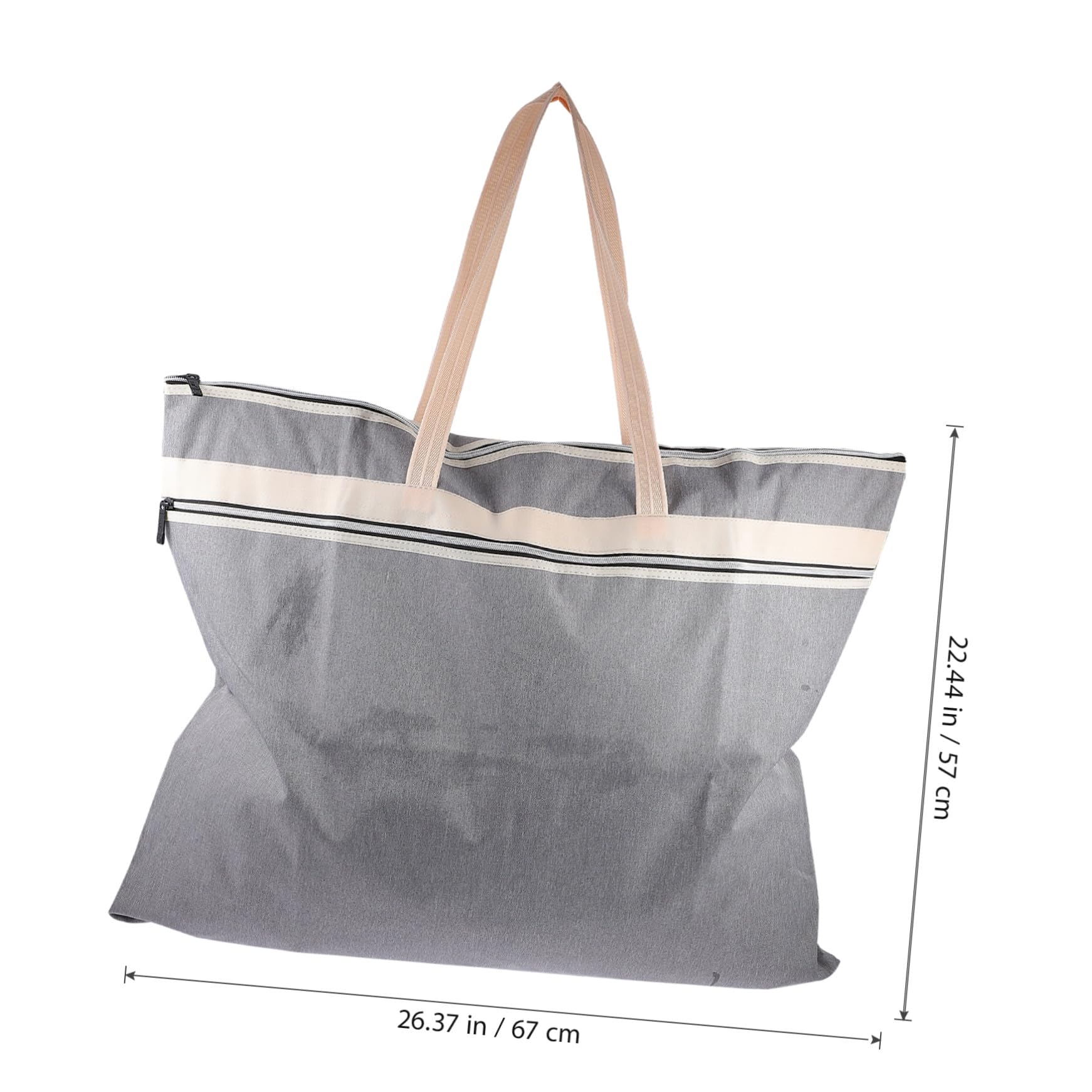 2pezzi Borsa Portadocumenti Cerniera Custodia Per Opere d Arte Tasca Laterale Pratica Robusta e Leggera Per Documenti Protetti