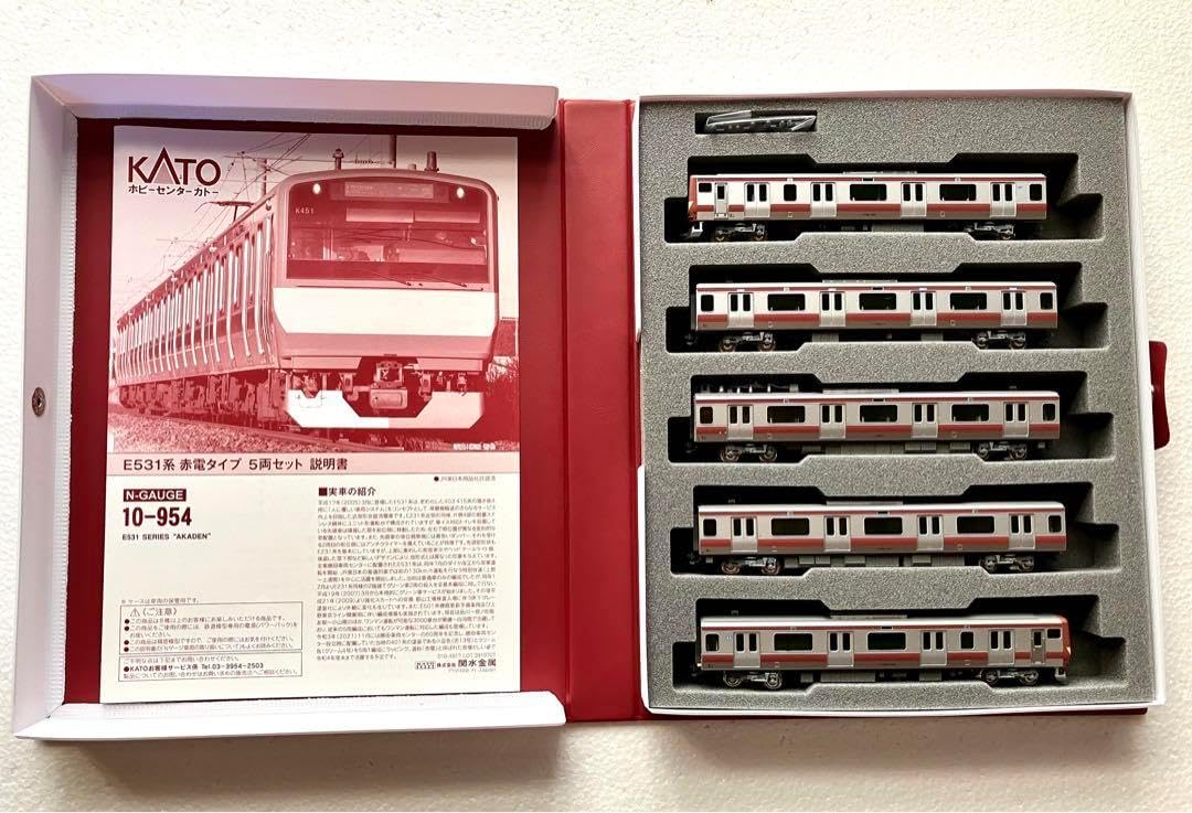 10-954 E531系赤電タイプ5両セット