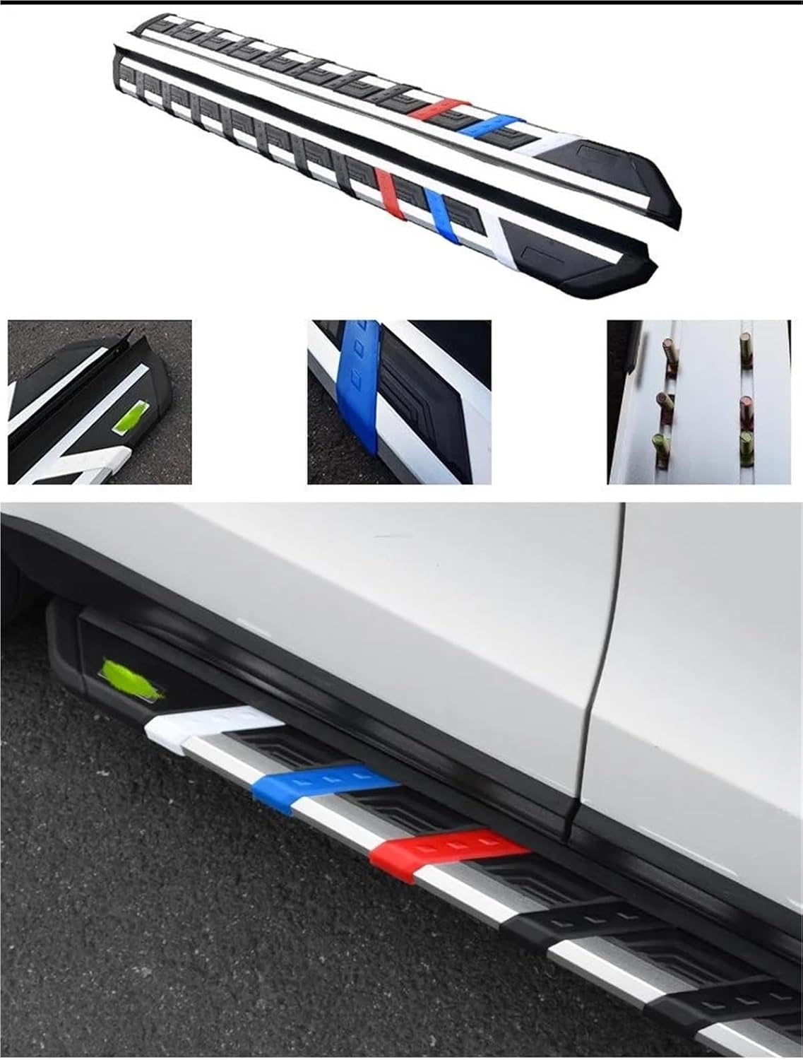 2PCS Compatible for GWM HAVAL H6 2022 2023 Side Steps Running Board Bar（with Brackets