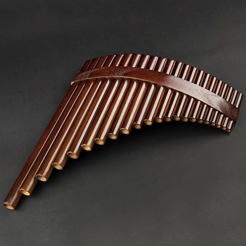 Miniatura 27 de 22/25 tubos C Key Profesional Pan Flauta China Tradicional Instrumento Musical Tubos de Pan Tubos Fácil de Aprender con Exquisitas Tubos de Pan