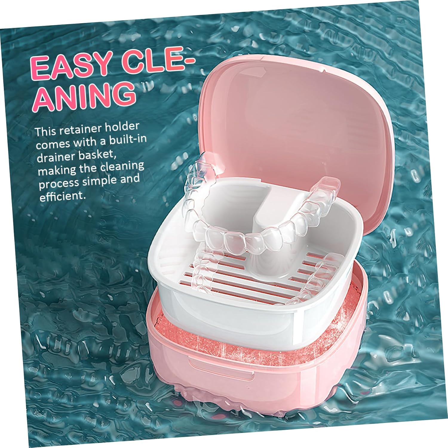 Retainer Case Denture Storage Box Denture Case Retainer Holder Portable