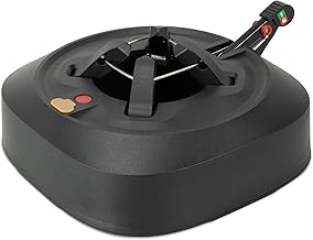 Christmas Tree Stand for Real Trees - Heavy-Duty with 3.5L Water Reservoir, Fits Up to 9ft Xmas Tree - Quick & Secure Metal Cable Setup - Ideal for Indoor/Outdoor Christmas Decorations