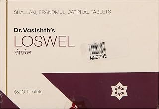Dr. Vasishth's Loswel Tablet -60 Tablets with Free Pachak Methi Price In India