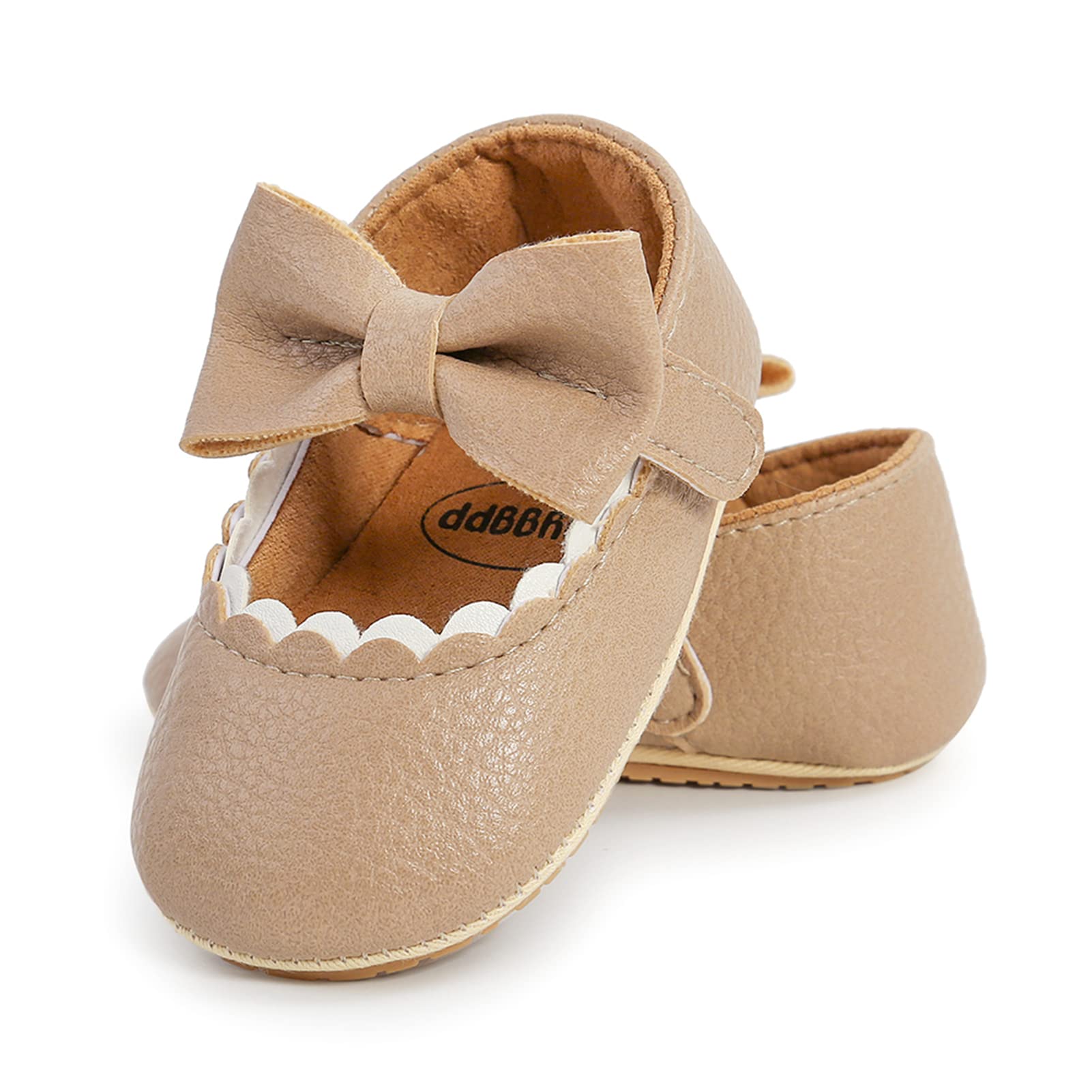 RVROVIC Baby Girl Moccasins Infant Princess Sparkly Premium Lightweight Soft Sole Prewalker Toddler Girls Shoes — view 19