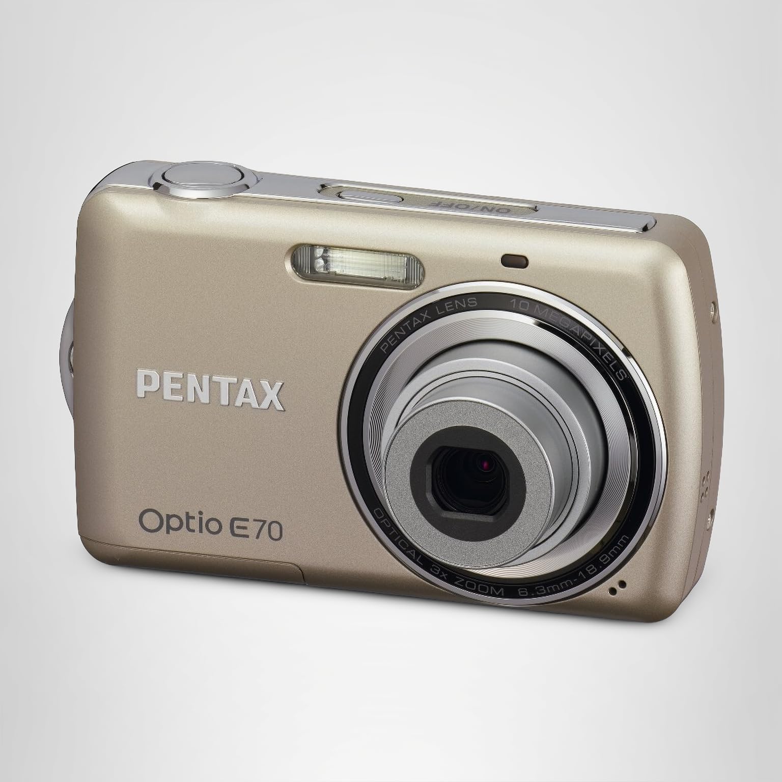 Amazon | PENTAX デジタルカメラ OPTIO (オプティオ) E70 シャンパン