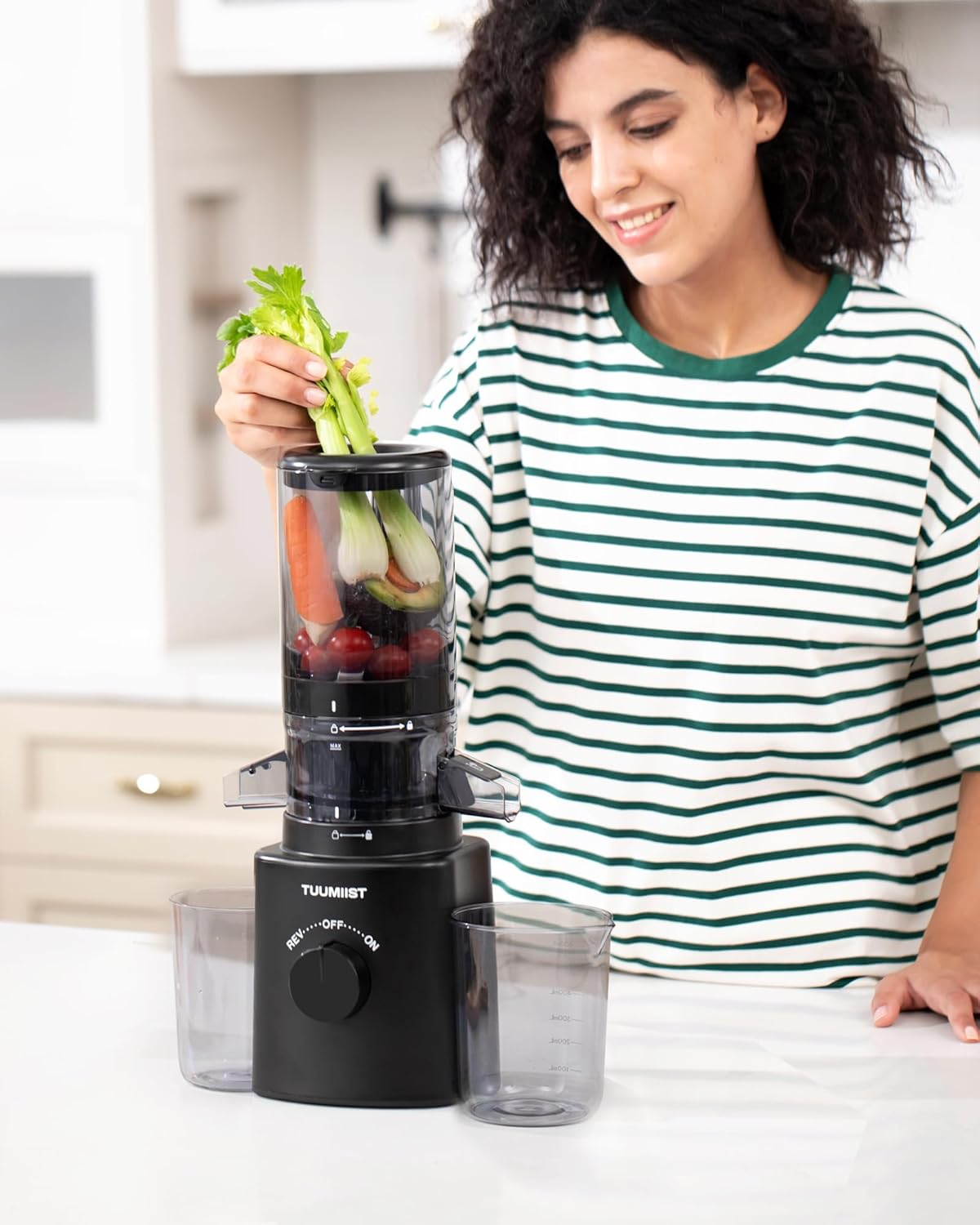 TUUMIIST TUUMIIST Cold Press Juicer, 120MM Auto Feed Chute Juicer machines 800 Millilitres thumbnail 9