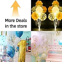 Vista 239 de Bezente Globos de látex verde lima para fiesta, paquete de 100 globos de color verde claro de 12 pulgadas, globos redondos de helio verde fruta