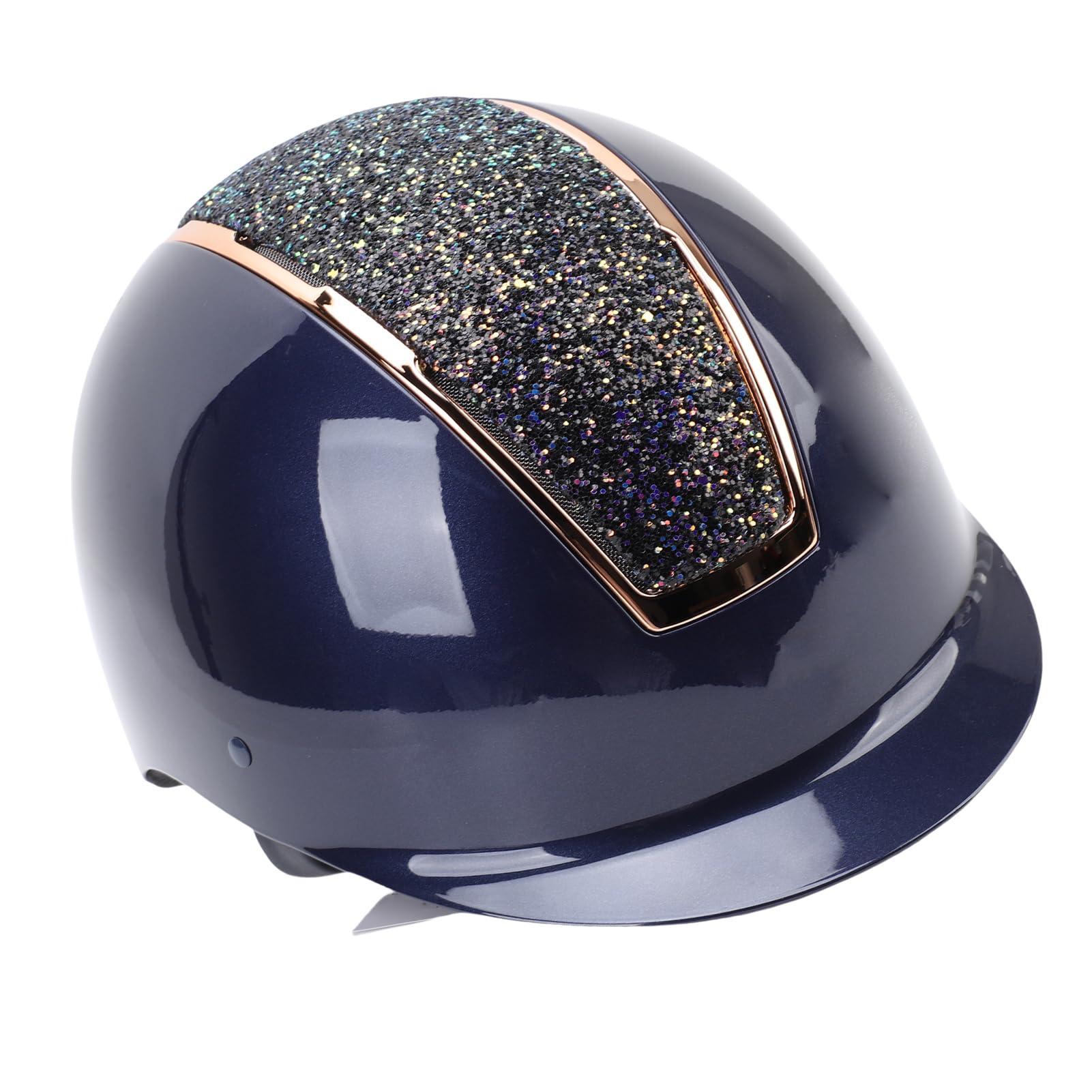 Keenso Casco da Equitazione, Casco di Sicurezza Equestre Blu con vestibilità Regolabile e Assorbimento degli Urti Ammortizzante per Tutte le Condizioni di Guida