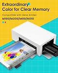 Compatible with Liene Amber M100 M110 4"x6" Photo Printer 2 Ink Cartridges | Prints 80 Sheets Photo, Only for M100 M110 M200 M210 Printer(DHP512/DHP513/DHP514/DHP515), Dye Sublimation (Without Paper)