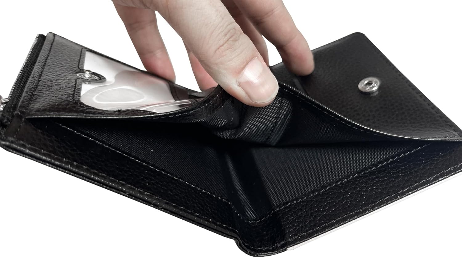 Limitronix 10 pieces Sublimation Wallets Blanks for Men Women Valentines Gifts Employee Appreciation Wallets DIY Heat Transfer Sublimation Wallet With Zipper for Father's Day Office Travel Supplies - Image 8