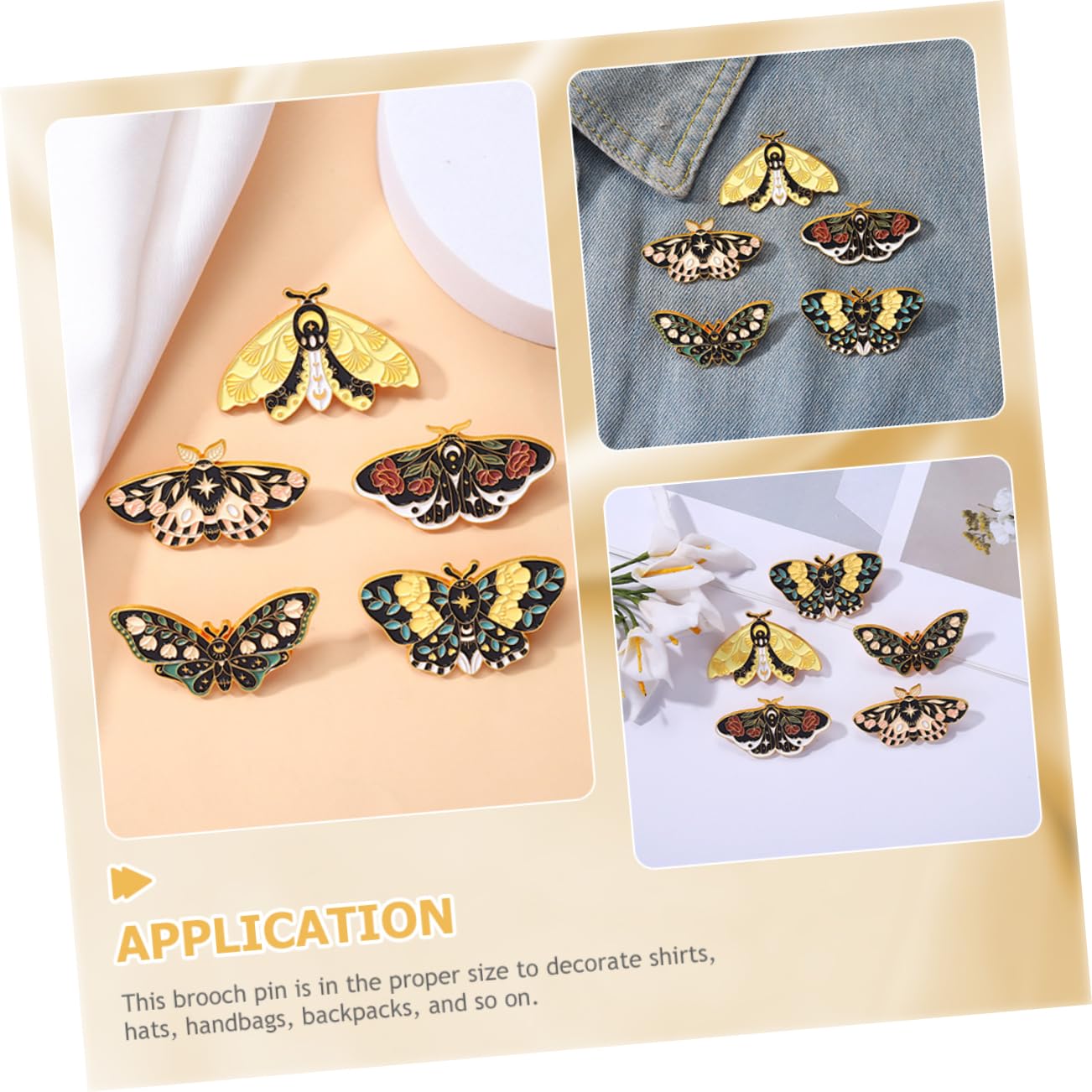 GALPADA 25stücke Teiliges Set Schmetterlings Broschen Bunte Emaille Anstecknadeln Für Kleidung Taschen Und Hüte Retro-insekten-design Für Accessoires Und