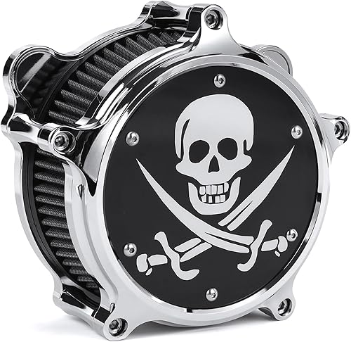 CITANIGO Kit de sistema de admisión de filtro de aire para motocicleta, filtro de aire CNC compatible con Harley Softail 2000-2015 Touring Road King