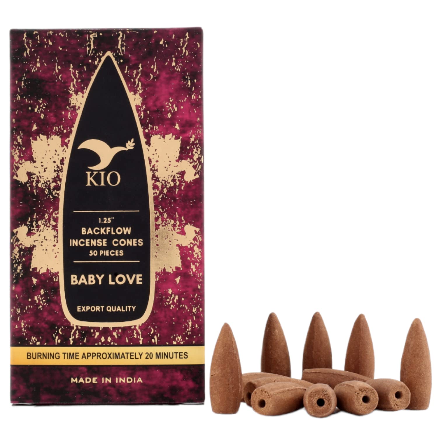 French Vanilla Backflow Incense Cones Aromatic Smoke Fountain Inscents Waterfall - 50 pcs (B0B1YWPYLH) Amazon Price History, Amazon Price Tracker