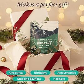Shower Steamers Aromatherapy - USA Made with Natural Ingredients & Eucalyptus Essential Oil, Christmas Stocking Stuffers for Men & Women, Large Shower Bombs, White Elephant Relaxation Spa Gifts