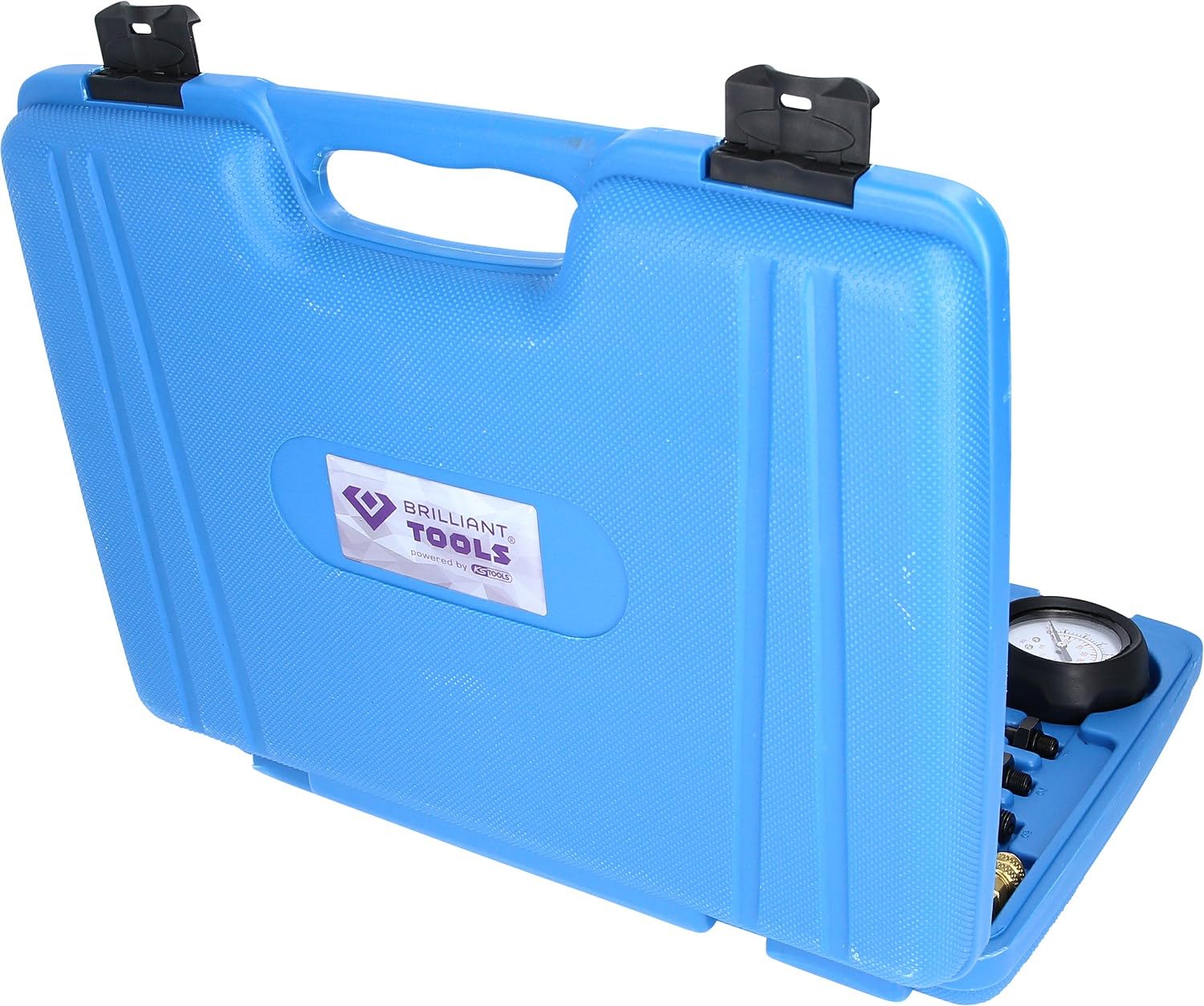BRILLIANT TOOLS BT581450 Set tester pressione olio, 12 pz [Powered by KS TOOLS]