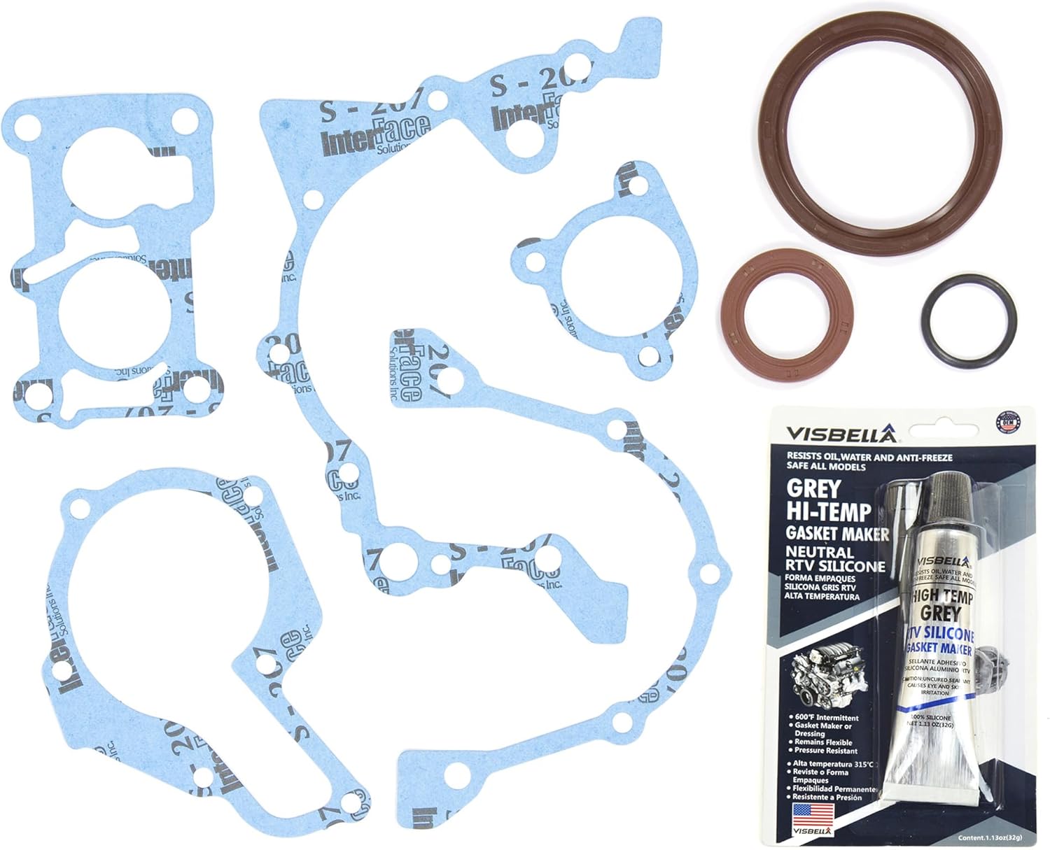 DG-8614962055 Lower Conversion Gasket Set Compatible With/Replacement For 89-00 Chevrolet Metro Sprint Pontiac Firefly 1.0 G10 G10T