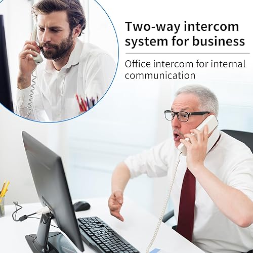 Miniatura 3 de Sistema de intercomunicación inalámbrico para negocios, sistema de intercomunicación para uso doméstico, teléfono de intercomunicación habitación a