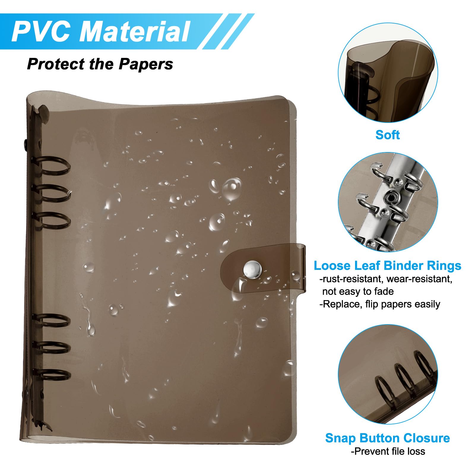 PATIKIL A5 Clear Binder Cover - Image 3