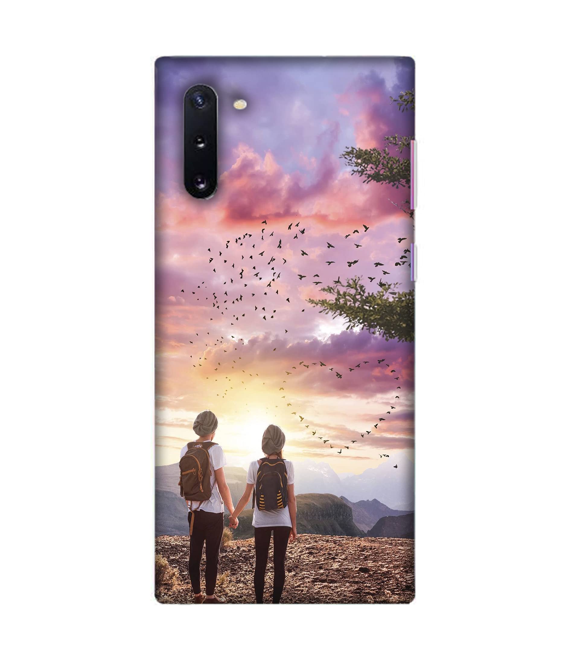 Coolet Cute Couples Neture Background | Design Printed Hard Back Case and Cover for Samsung Galaxy Note 10 / Note 10 5G Stylish Cover for Your Smartphone