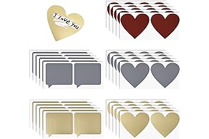 Heart Shaped Cutest Scratch Off Stickers
