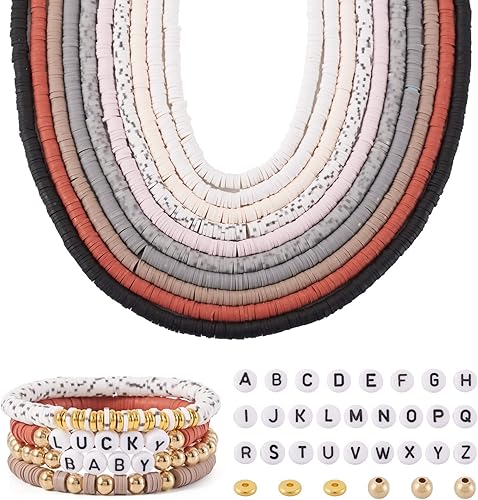 PandaHall 3550 - Cuentas de arcilla polimérica con cuentas de arcilla polimérica para fabricación de joyas de playa de verano de 0.236 pulgadas