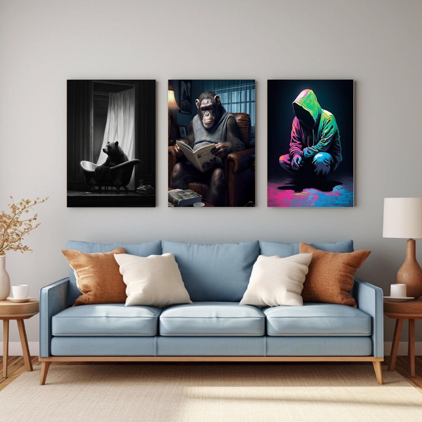 Soul Art Leinwanddruck „Regeln Des Geldes“ – Motivierendes Wandbild Für Wohnzimmer, Büro & Mehr