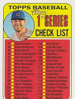 2018 Topps Heritage Magenta Back #107 Kris Bryant #107/10 Cubs