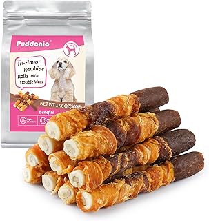 Triple Flavor 6 Inch Rawhide Rolls
