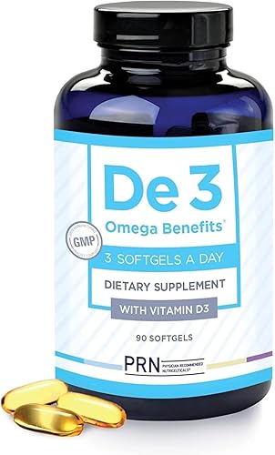 De3 Dry Eye Ultra Pure rTG Omega 3 - Apoyo para Ojos Secos - 2400 mg EPA y DHA - Nuevo y Mejorado-Sin Eructos-3 por día porción, suministro de 1 mes