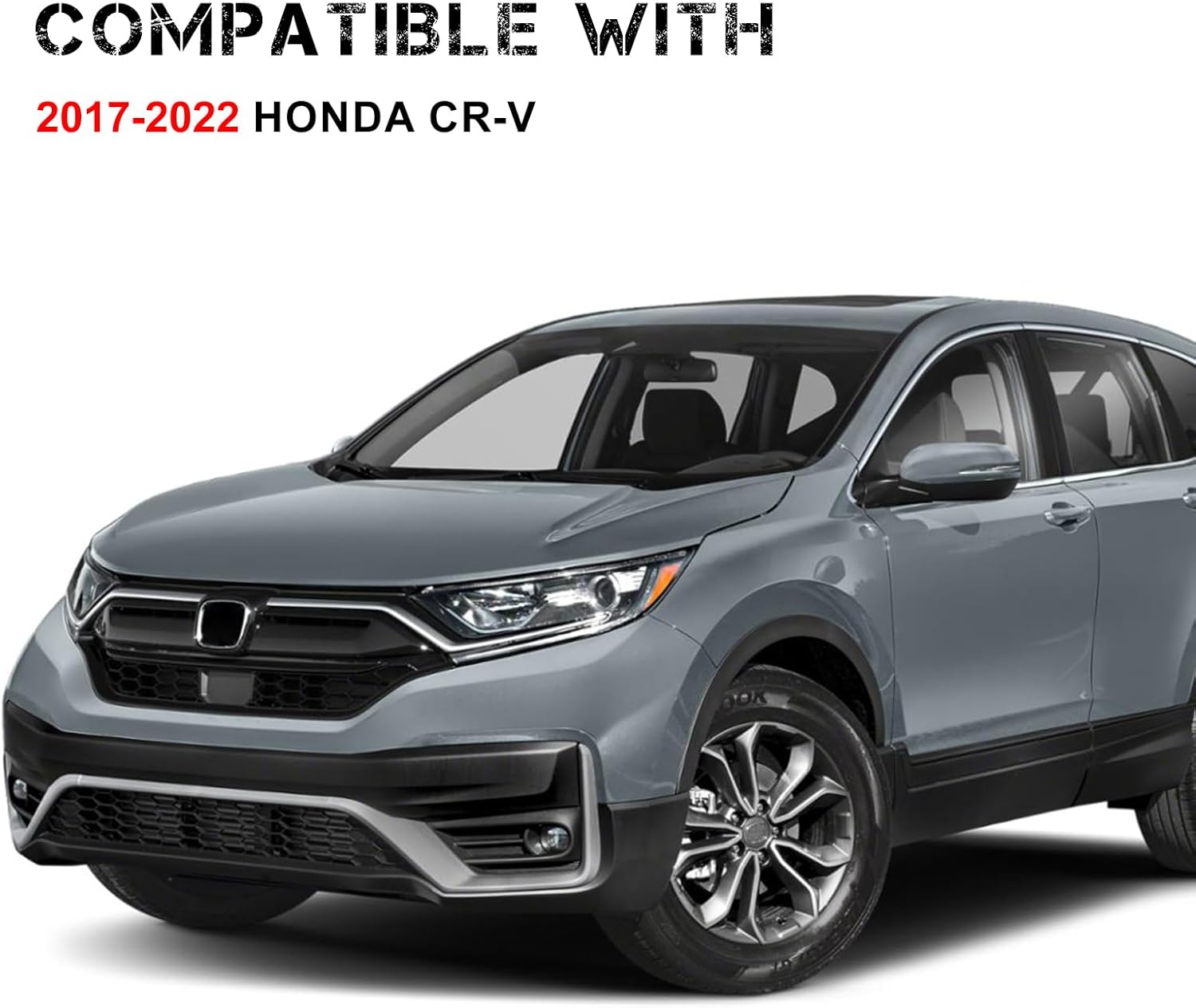 Right Passenger Side Sun Visor for Honda CRV CR-V 2017 2018 2019 2020 2021 2022 Sun Visor Replacement 83230-TLA-A12ZB(Grey)