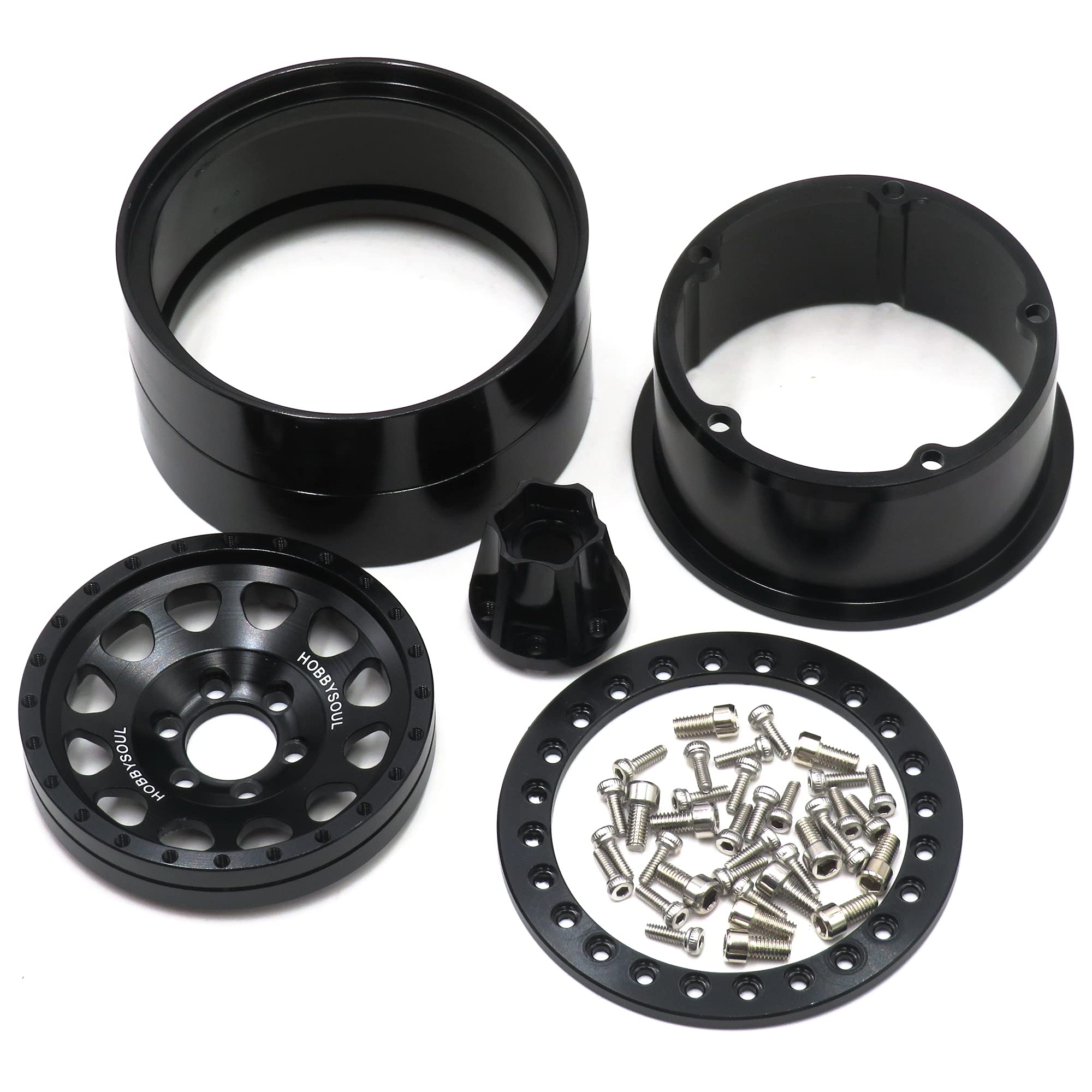 Amazon.co.jp: HOBBYSOUL RC クローラー 2.2 ビードロック ホイールと