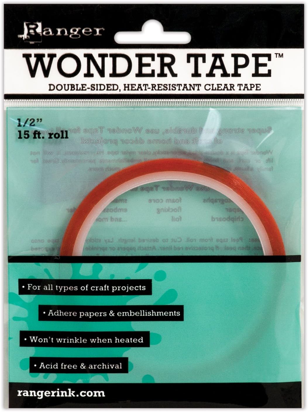 Ranger Ink Inkssentials Wonder Tape: 1/2"
