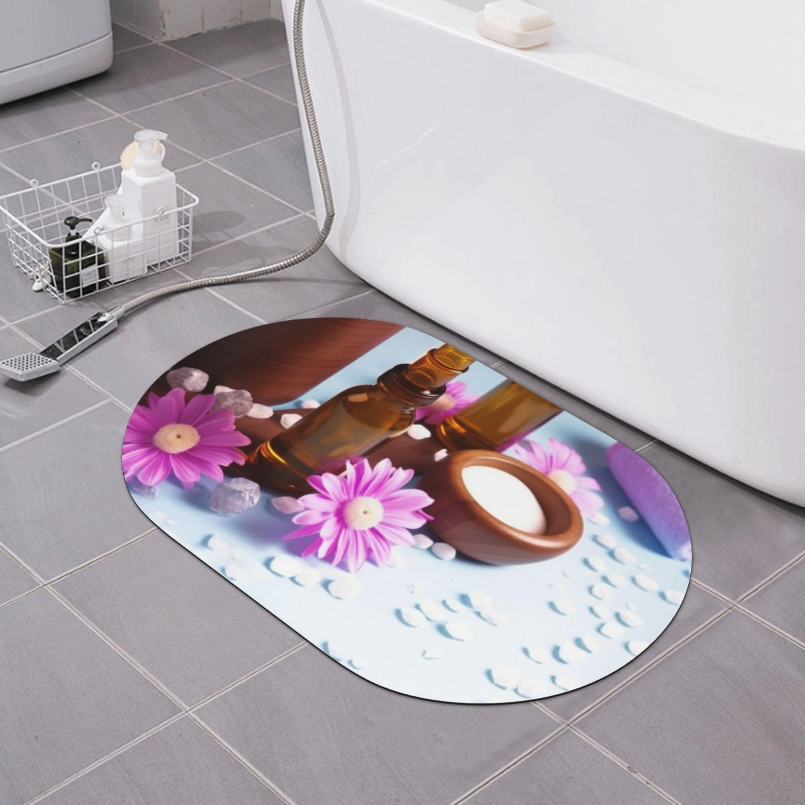 Paillasson SPA Party 40x60 cm tapis de bain absorbant et antidérapant