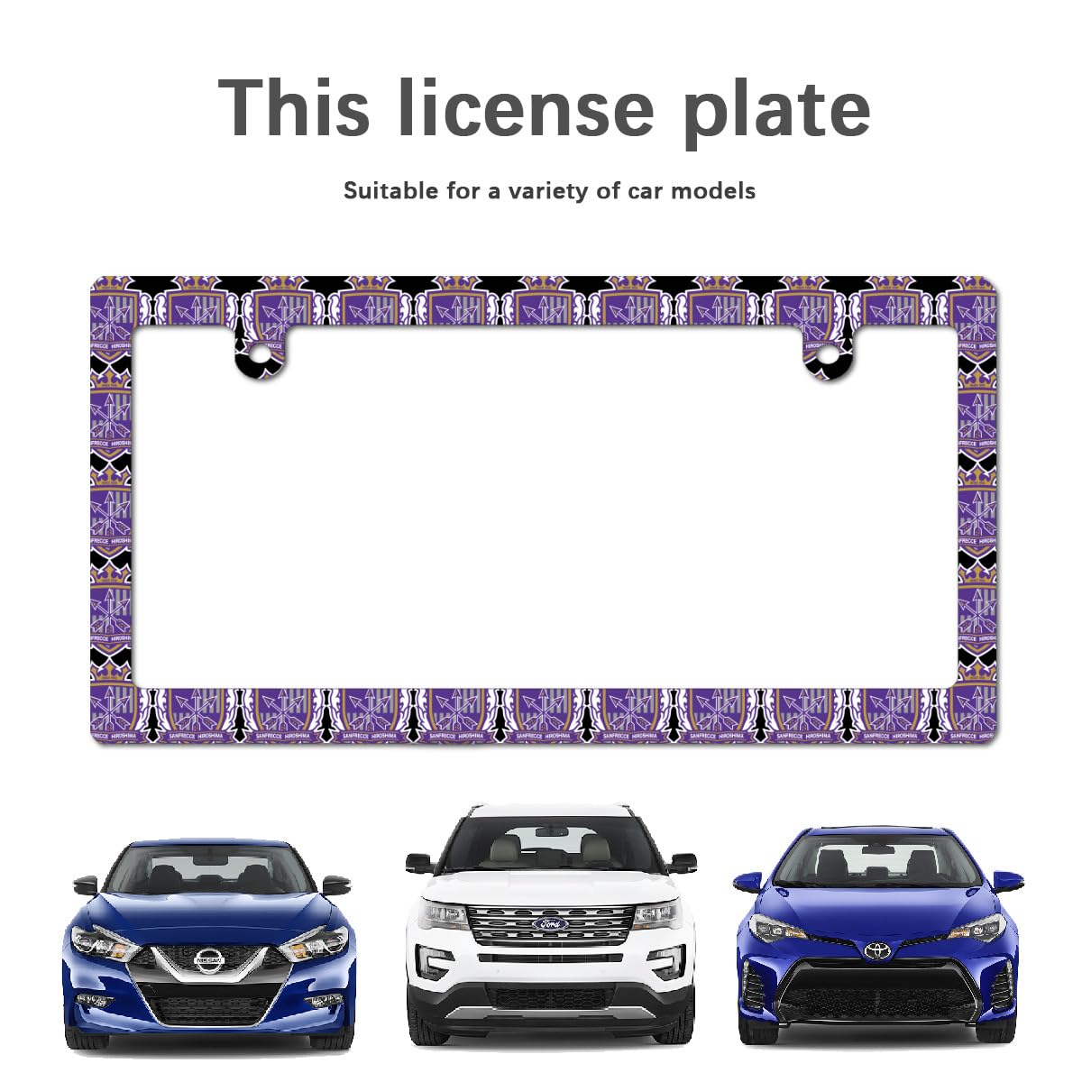 Amazon.co.jp: ナンバープレートフレーム サンフレッチェ広島 ナンバー